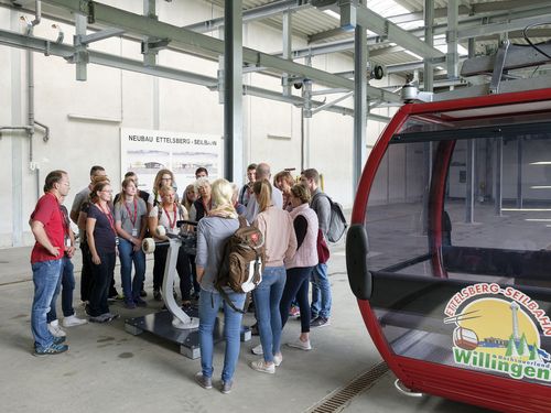 Technikführung in der Talstation der Ettelsberg-Seilbahn