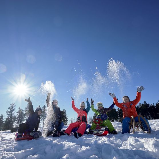 Schneeballschlacht am Ettelsberg 